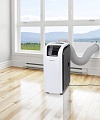 Mobiln klimatizace Sygonix PC26-AMEII, 2520 W (9000 Btu/h), en.tda: A+, 45 m², bl, ern