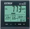 Extech CO100 mi kvality ovzdu, indiktor oxidu uhliitho, teplota, vlhkost, 0-9999 ppm CO2