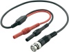 Kabel se zsuvkou 4 mm a BNC konektorem Voltcraft, 0,5 m, ern/erven