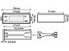 Digitln termostat od -40 do +90C, 2x rel, FOX D1004