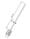 Teplotn idlo, plṻov termolnek "K" pro rozsah od -200 do +1100C